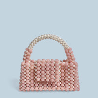 Waxberry Pearl Ball Handmade Beaded Handbag