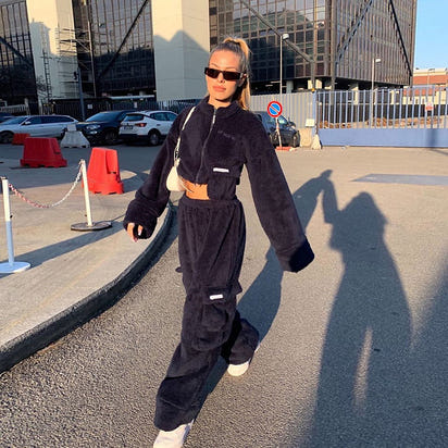 Autumn and winter fashion women's long-sleeved suit