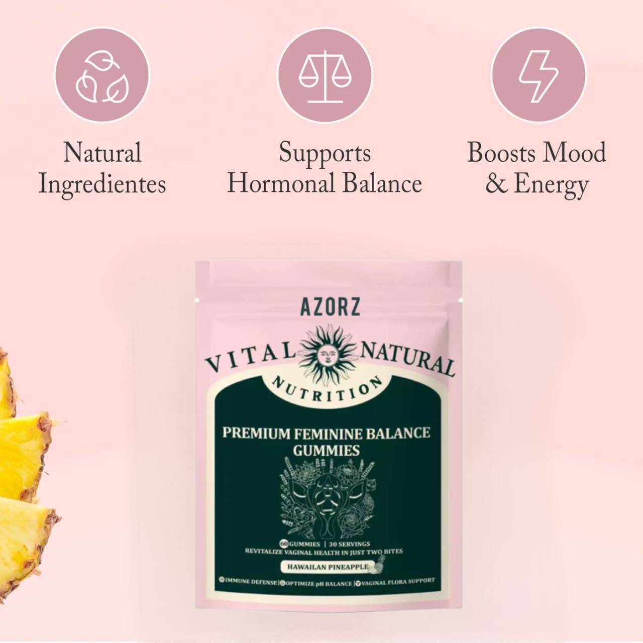 Feminine Harmony Gummies - Hawaiian Pineapple™