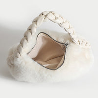 Winter New All-purpose Senior Sense Plush Shoulder Bag