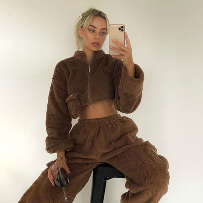 Autumn and winter fashion women's long-sleeved suit