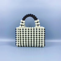 Hand-woven Special-interest Design Beaded Waxberry Square Bag