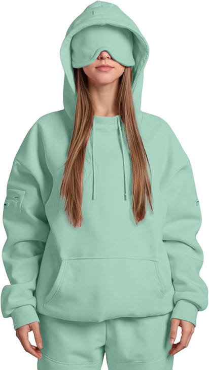 Women's Fashion Solid Color Hooded Top